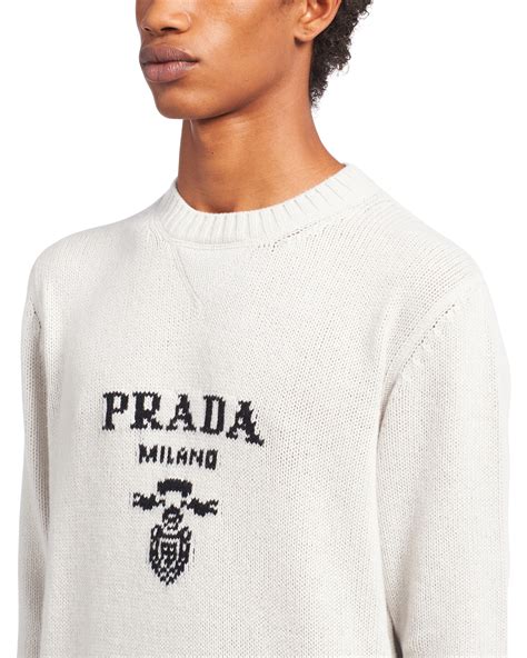 prada sweater herren|Prada crew neck sweater.